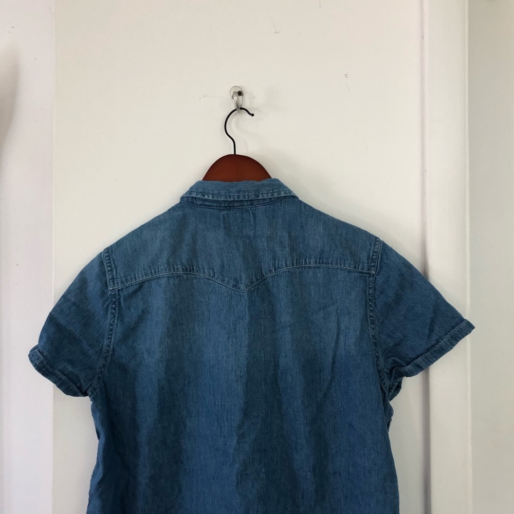 Levi's Western Pearl Snap short sleeve denim shirt - Picture 6 of 12